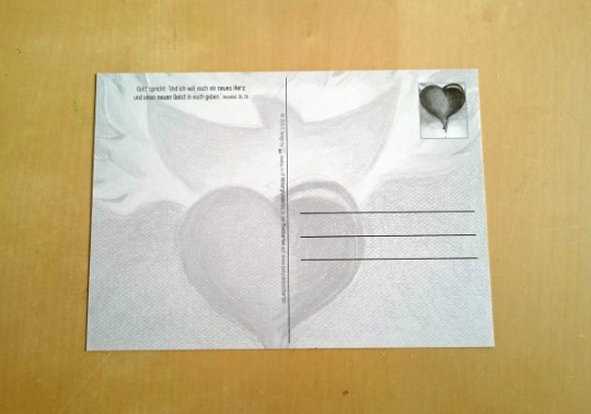 Postkarte: Neues Herz, neuer Geist (Foto)