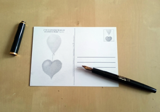 Postkarte: Wiederherstellung der Herzen (Foto)