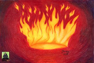 Kunstdruck: Feuerkrone