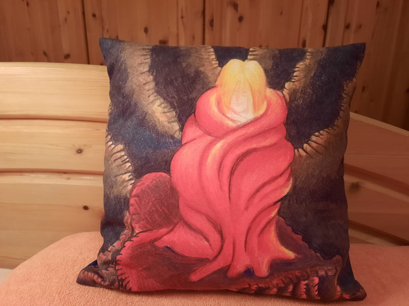 Premium Kissen: Umhüllt von der Liebe Gottes