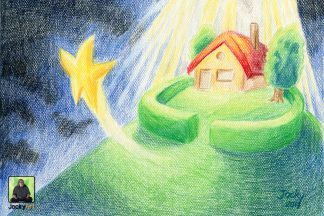 Kunstdruck: Die Geburt eines tanzenden Sterns