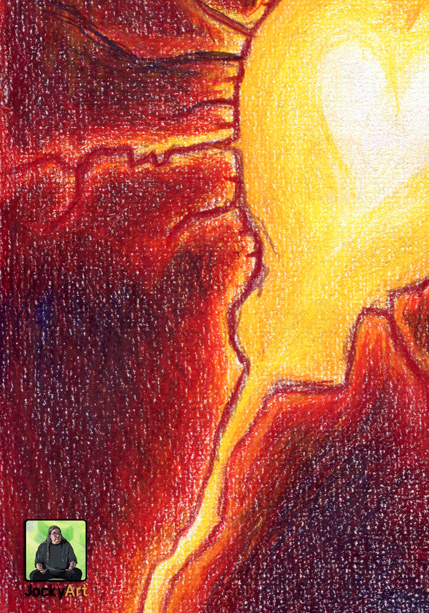 Liebe durchbricht Blutmauer (Detail)