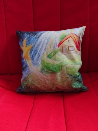 Premium Kissen: Tanzender Stern