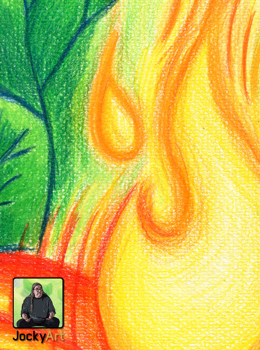 Original: Feuer des Geistes (Detail)