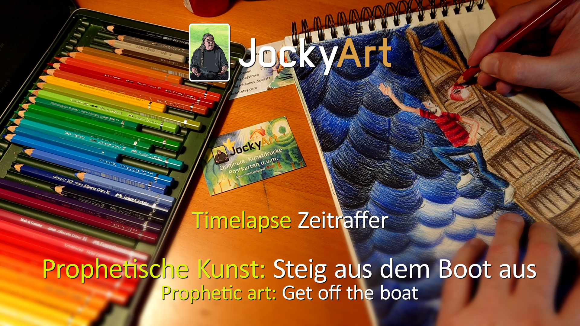 Zeitraffer: Steig aus dem Boot aus