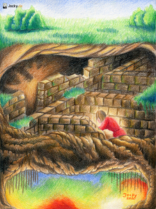 Die_unterirdische_Ausgrabung