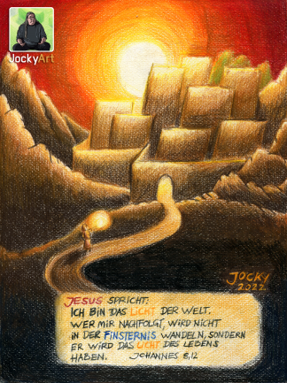 Leinwand: Wer mir nachfolgt