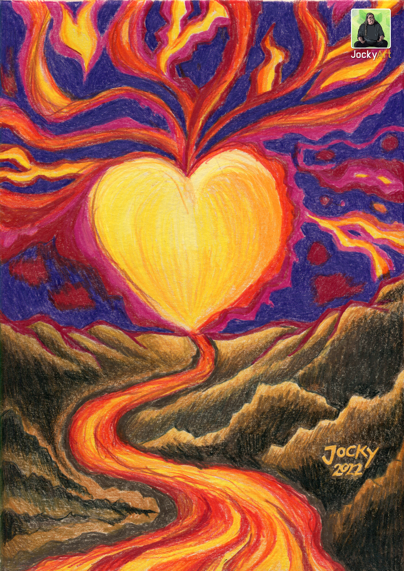 Das blutende Herz (Original)