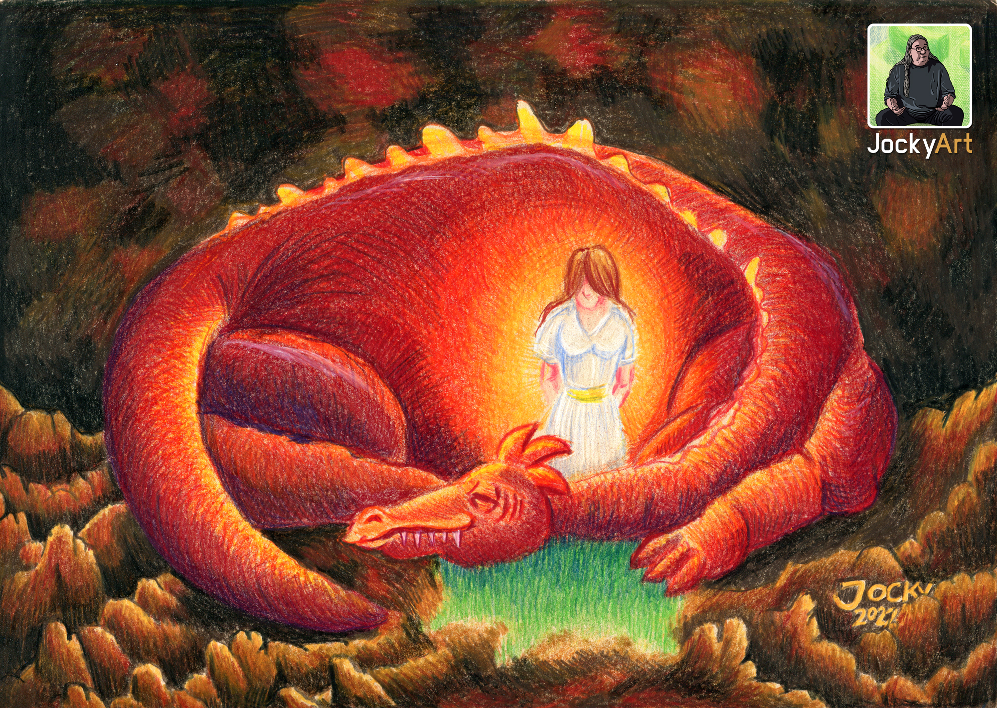 Der Drache und die Frau (Prints)