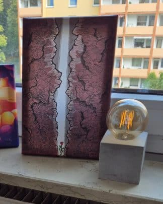 Tiefstes Herz (Leinwand vorrätig)