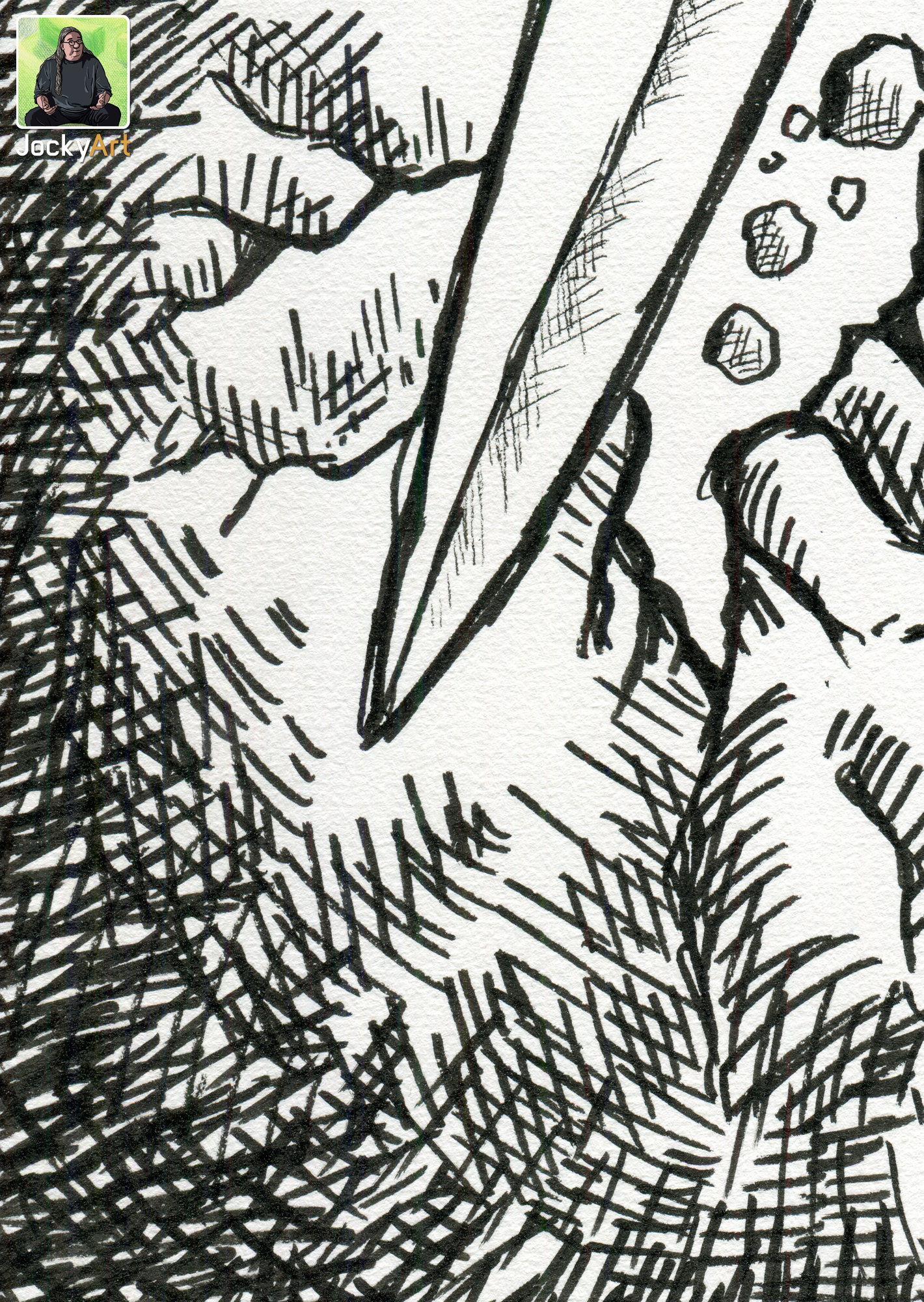 Ergreife Dein Schwert (Fels) (Detail)