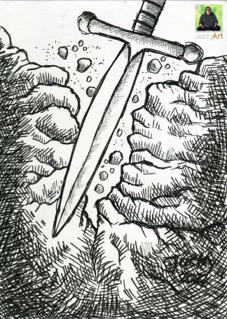 Ergreife Dein Schwert (Fels) (Original)