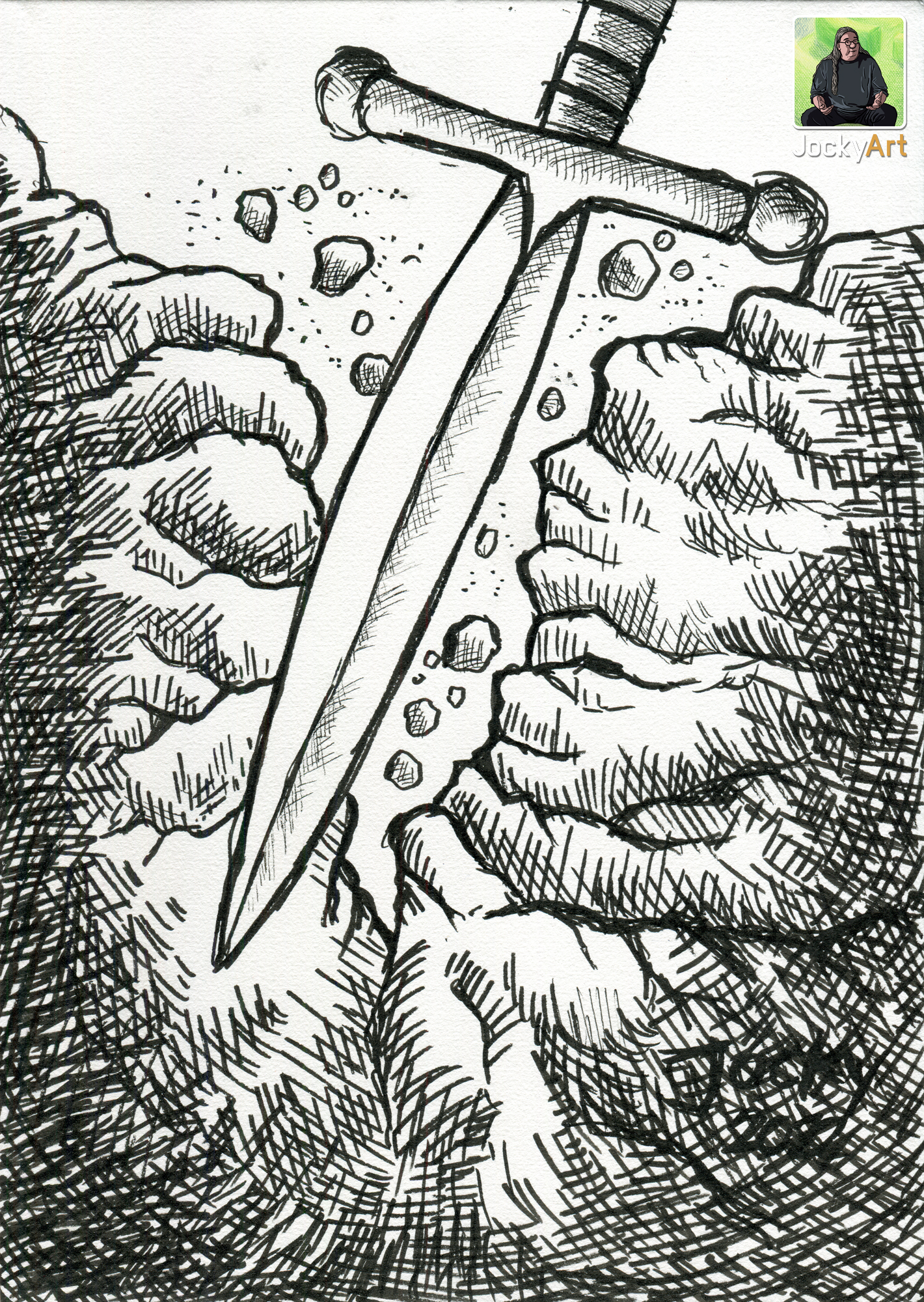 Ergreife Dein Schwert (Fels) (Original)