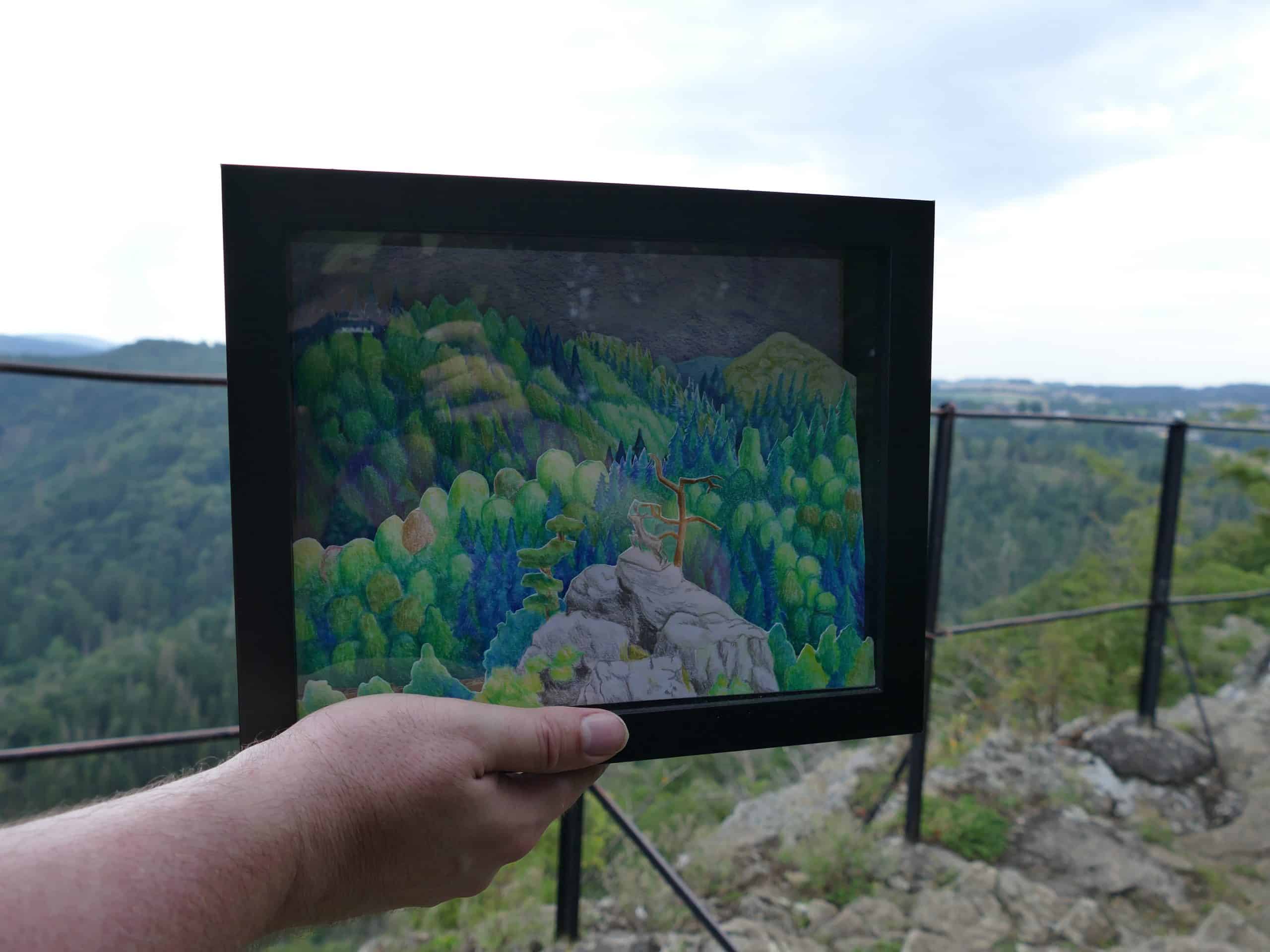 Hirschsprung vor Ort (Diarama)