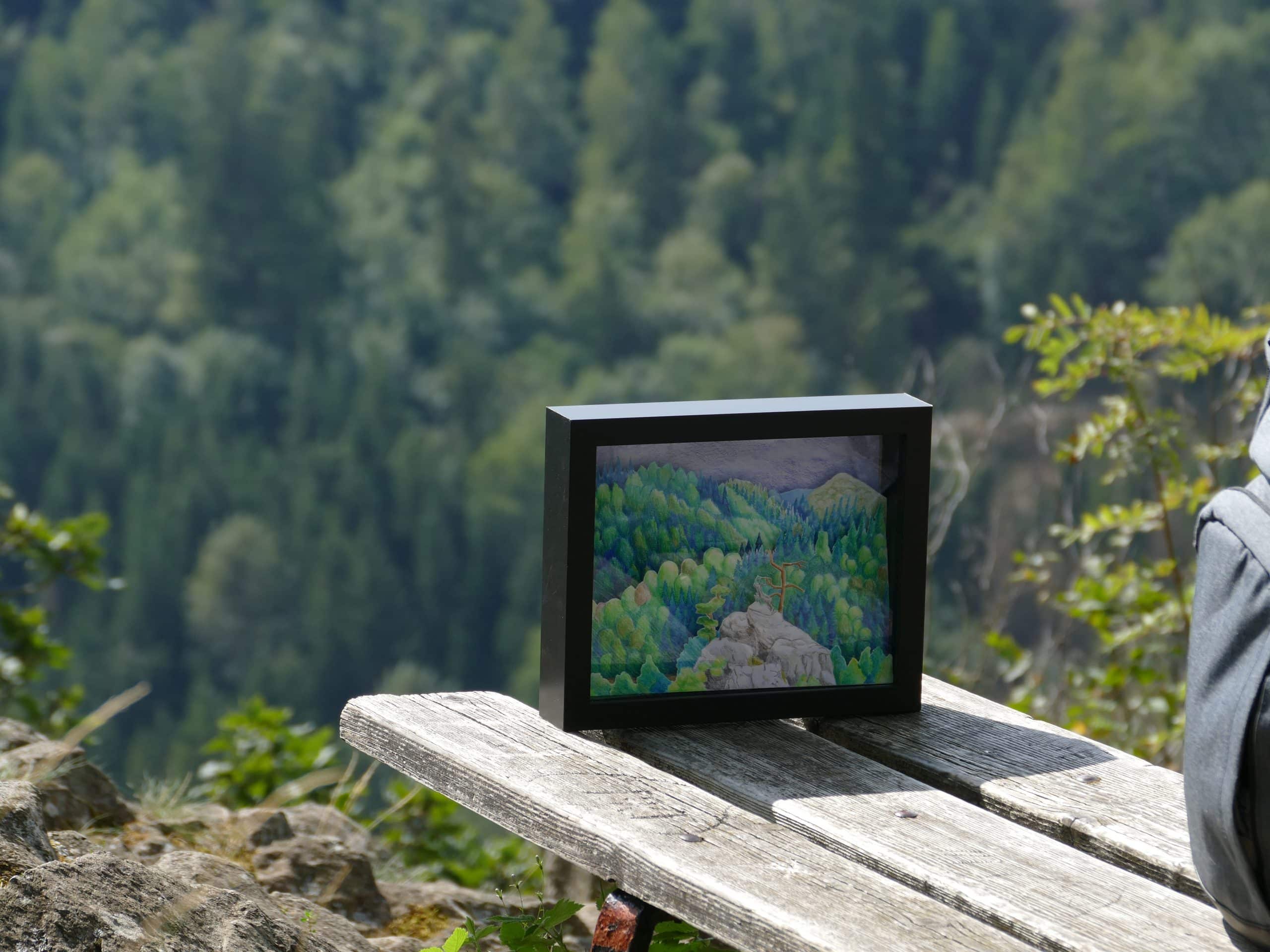 Hirschsprung vor Ort (Diarama)