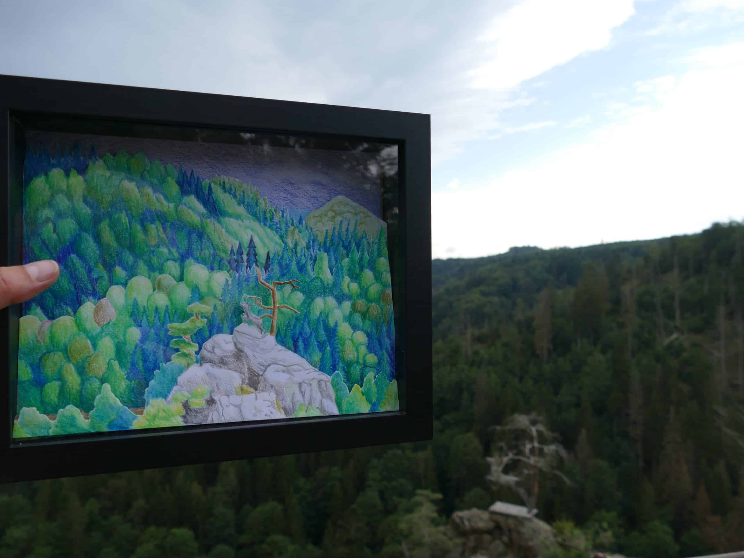 Hirschsprung vor Ort (Diarama)