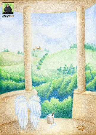 Lege Deine Flügel wieder an (Detail)