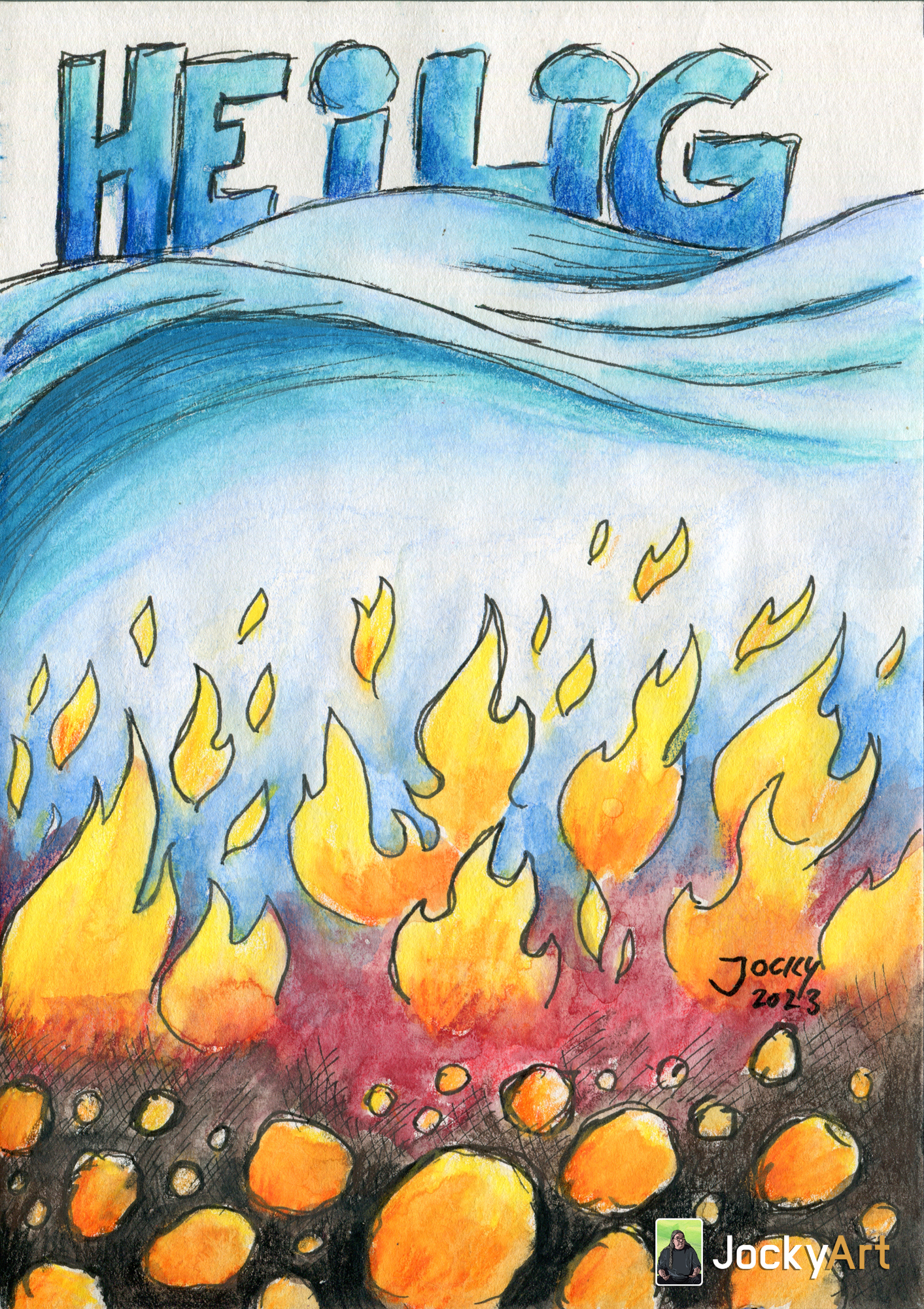 Heilig ist der Herr (Fine Art Print - Rahmen) – Bild 3