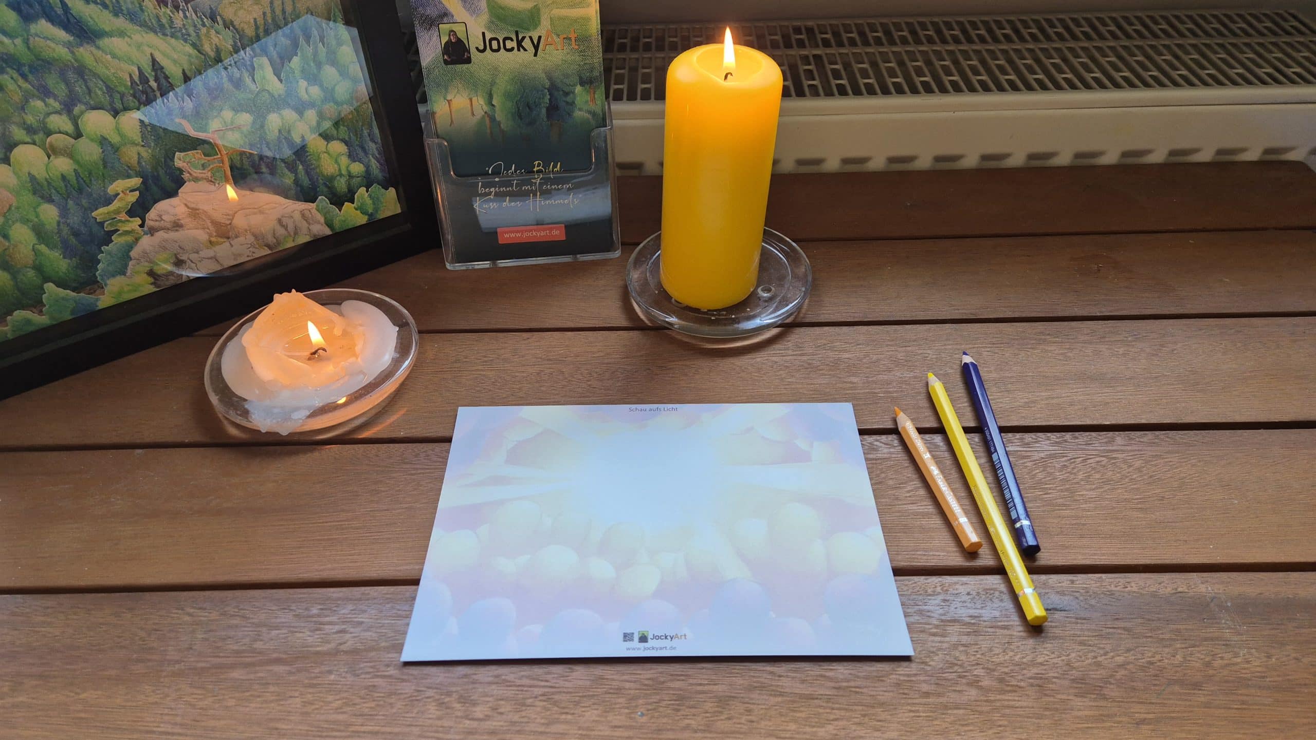 Schau aufs Licht (Postkarte A5)