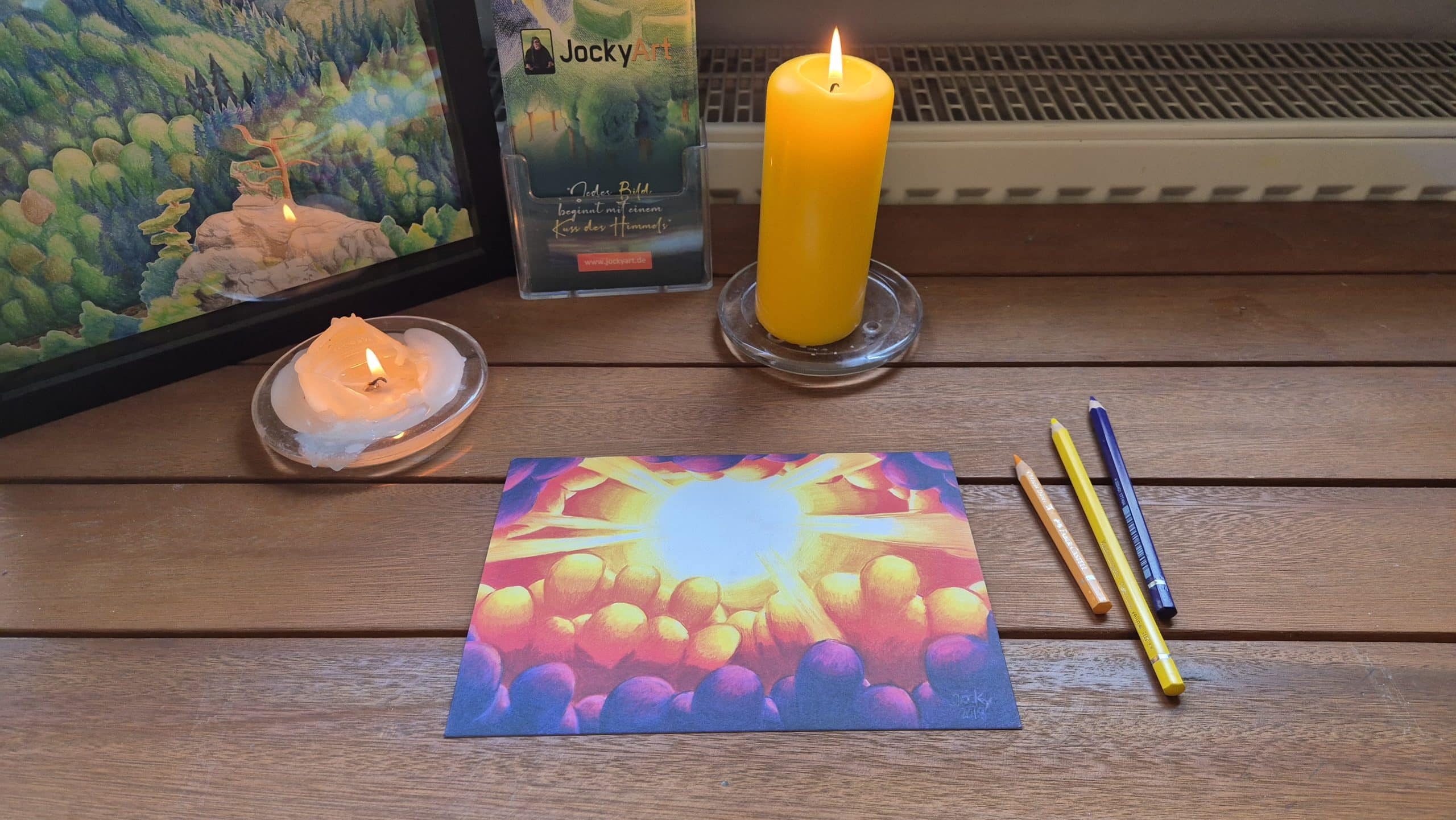 Schau aufs Licht (Postkarte A5)