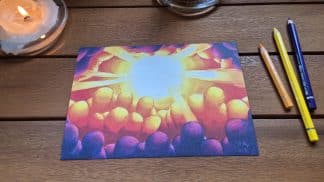 Schau aufs Licht (Postkarte A5)